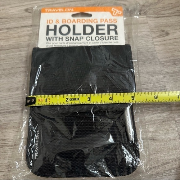 NEW Travelon Black ID & Boarding Pass Holder - Picture 4 of 4